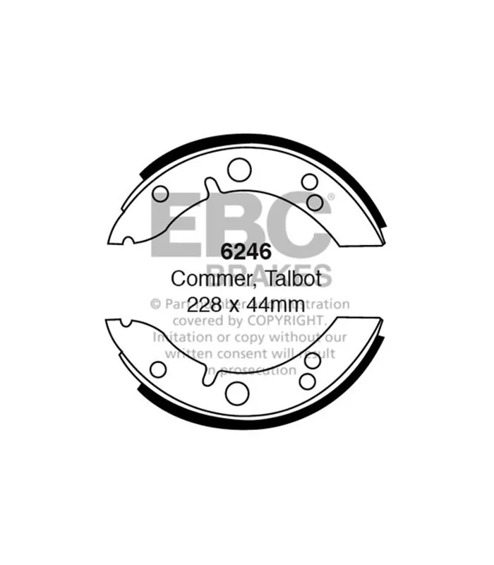 Zapata Delantera EBC 6246