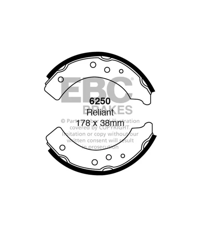 Zapata Delantera EBC 6250