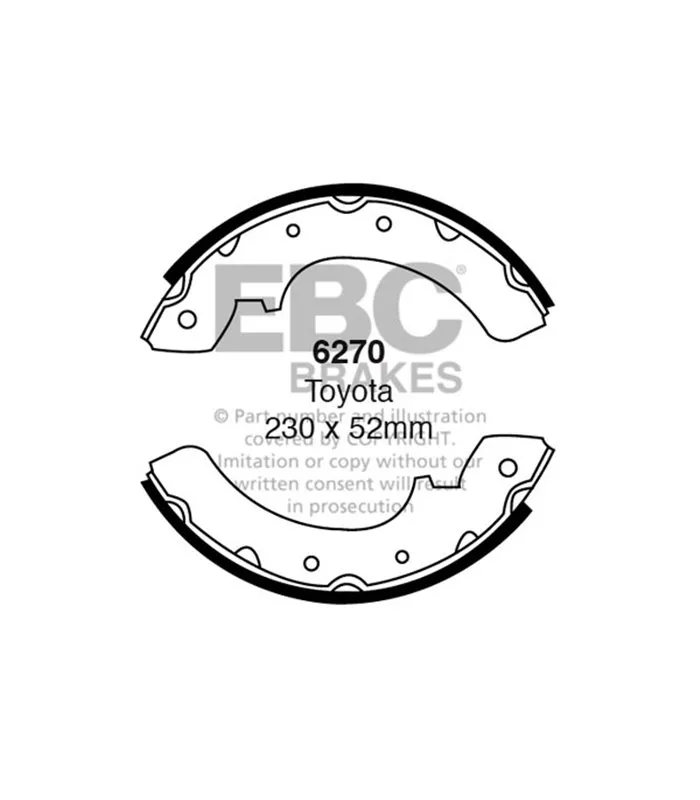 Zapata Delantera EBC 6270