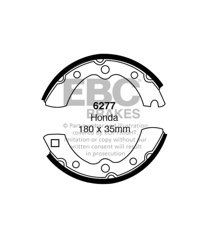 Zapata Delantera EBC 6277