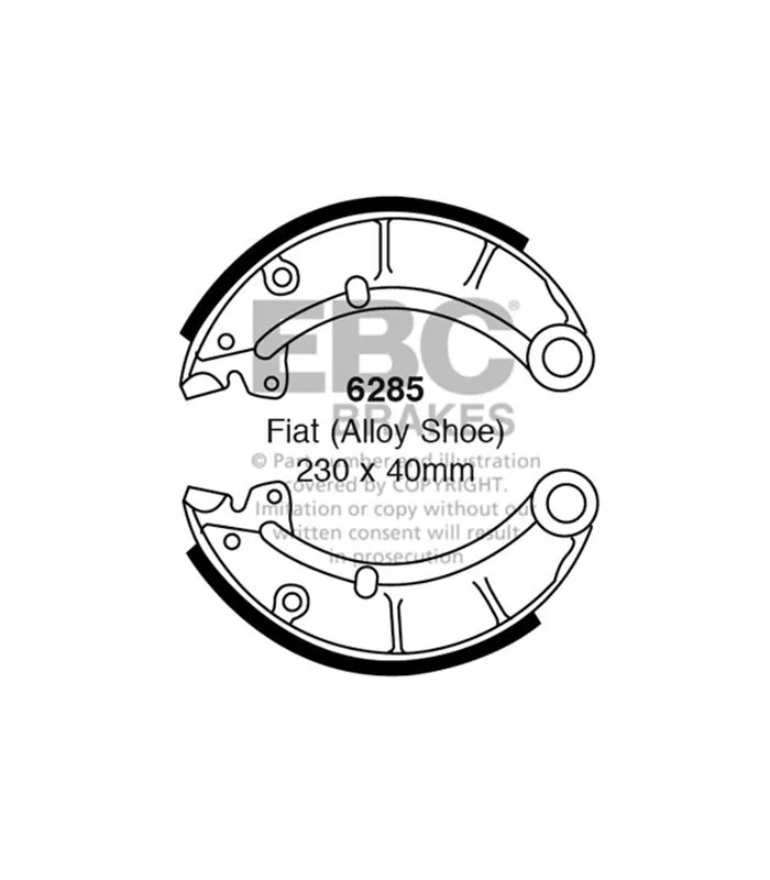 Zapata Delantera EBC 6285