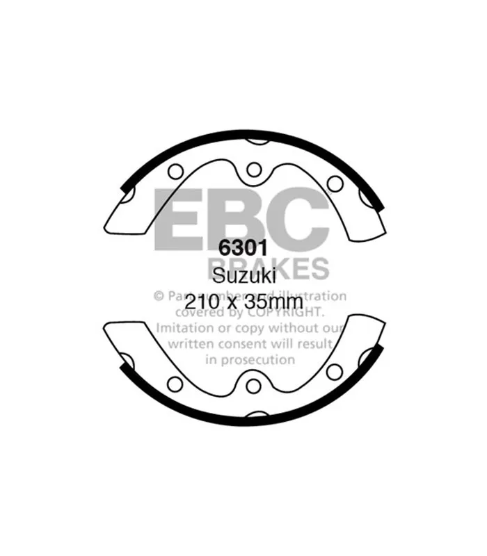 Zapata Delantera EBC 6301