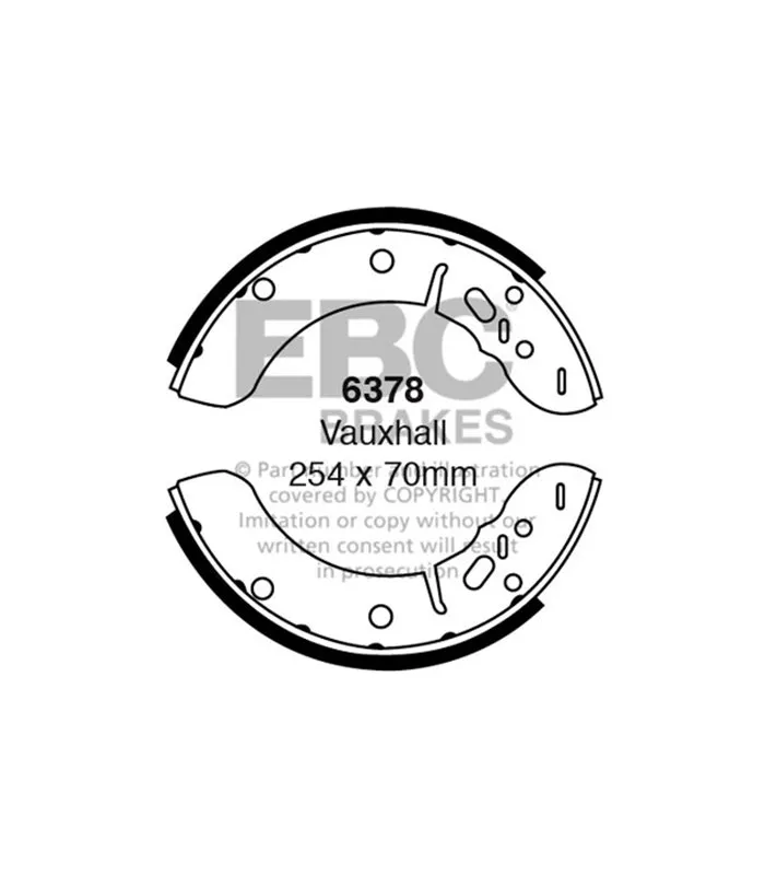 Zapata Delantera EBC 6378