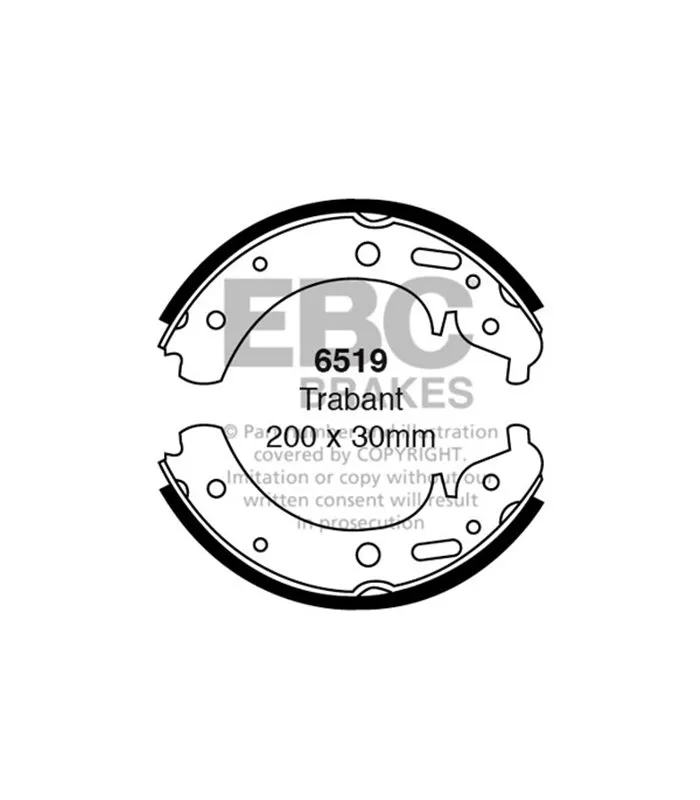 Zapata Delantera EBC 6519