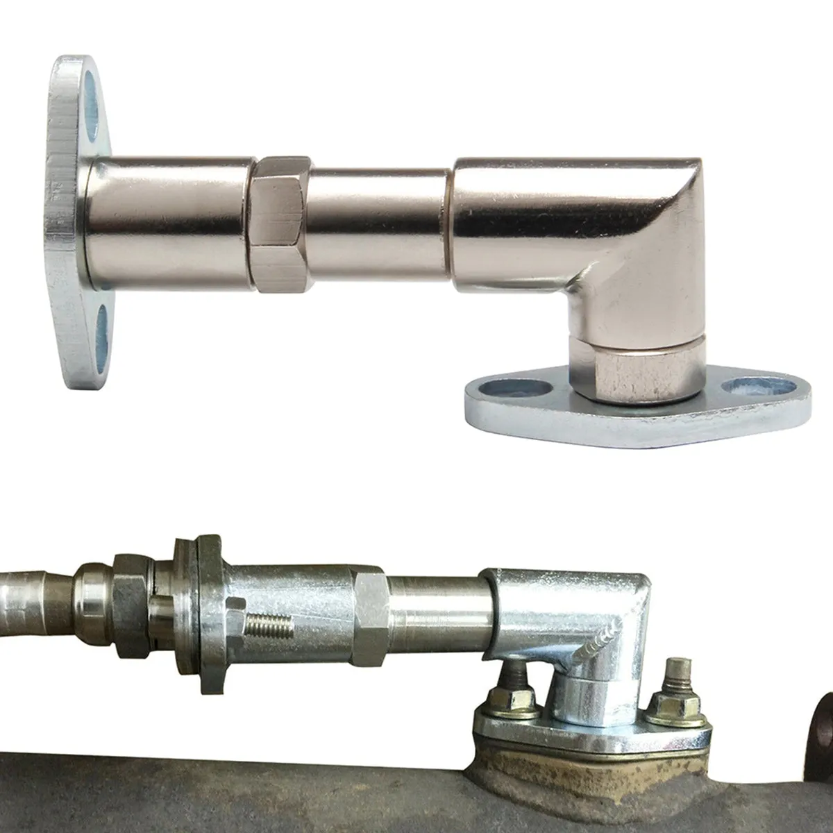 Toyota Tacoma, etc. 90 grados O2 Extensión del sensor del espaciador de oxígeno Multi