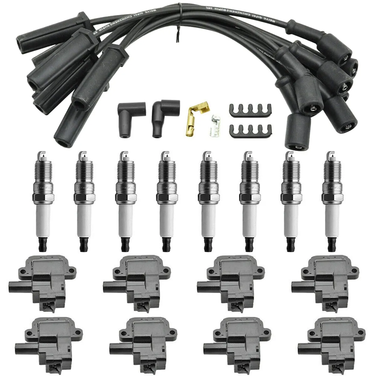 1998-1999 Chevrolet GMC Van V8 7.4L 8x Bobina de lgnition +bujía +cable D580 UF192