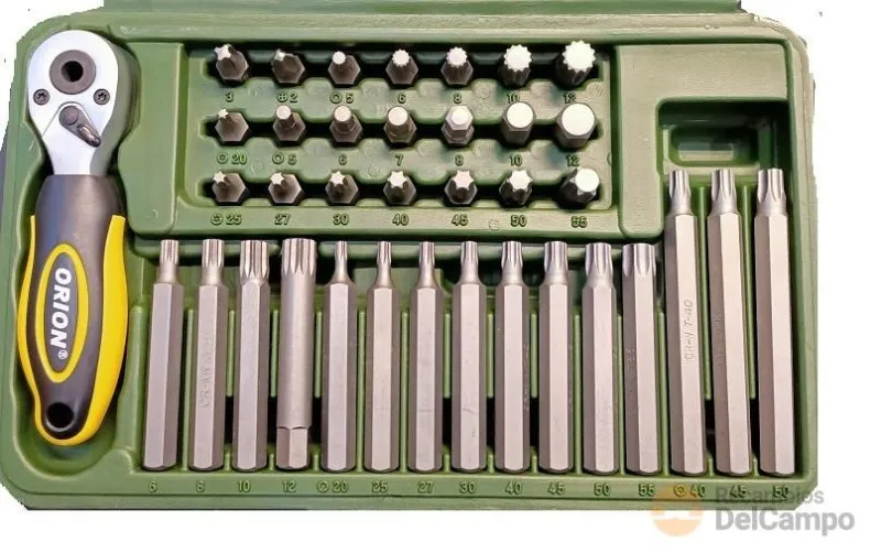 @ estuche carraca portapuntas 10 mm. + 21 puntas 10 mm cortas (ph - allen - torx - xzn) + 12 puntas 10 mm largas (torx - xzn) + 3 puntas 10 mm extralargas torx