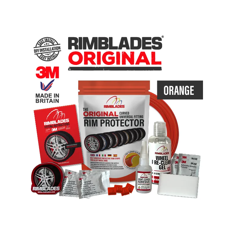 Protector de llantas premium Naranja - RimSavers Deluxe®