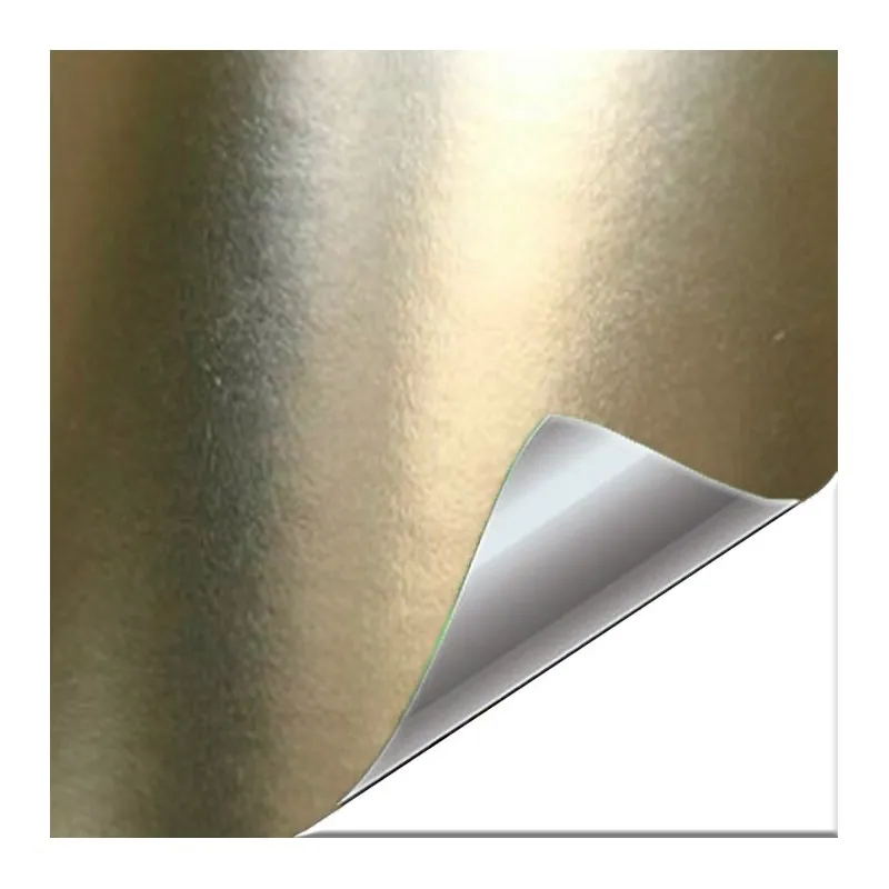 Vinilo Champagne cromado mate 100 x 152 cm