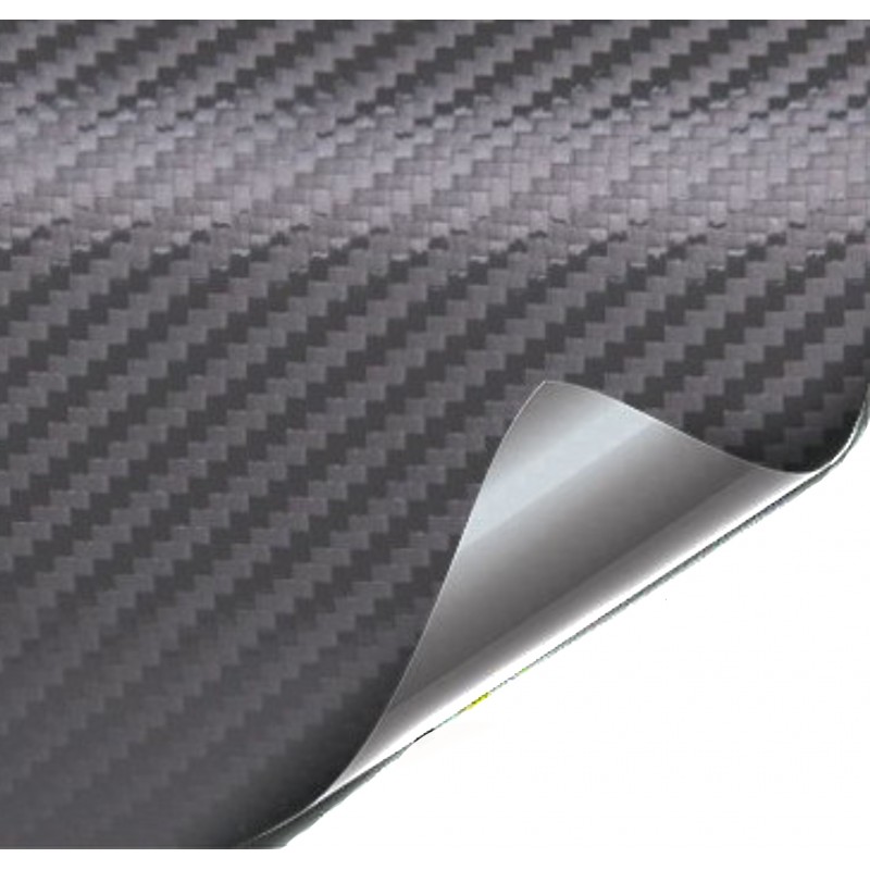 Vinilo Fibra Carbono Antracita - 1500x152cm (Coche completo)