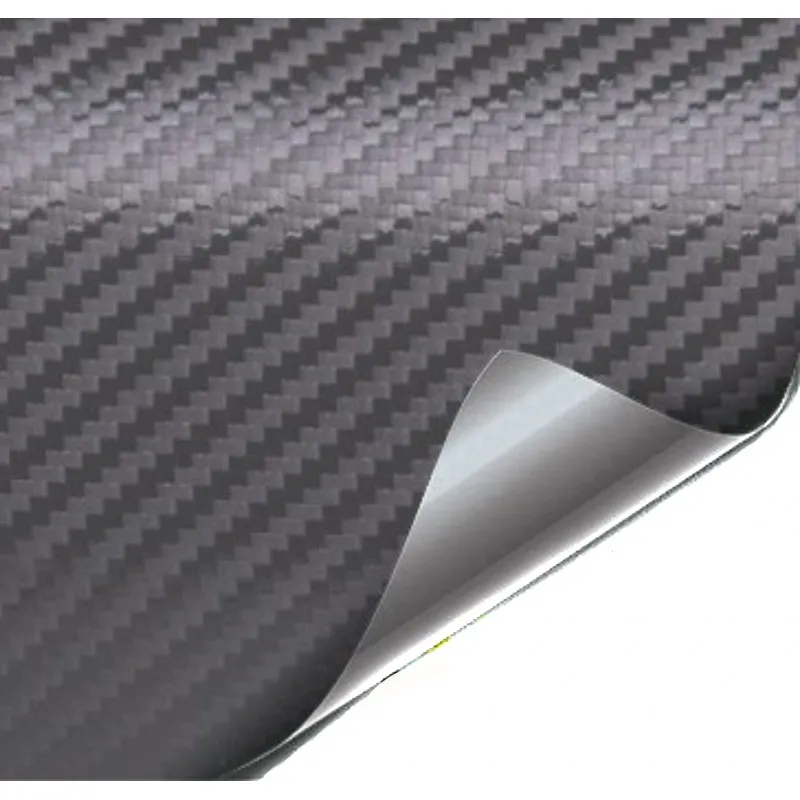 Vinilo Fibra Carbono Antracita - 75x152cm